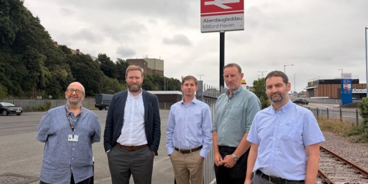 Work begins on Milford Haven’s new public transport interchange