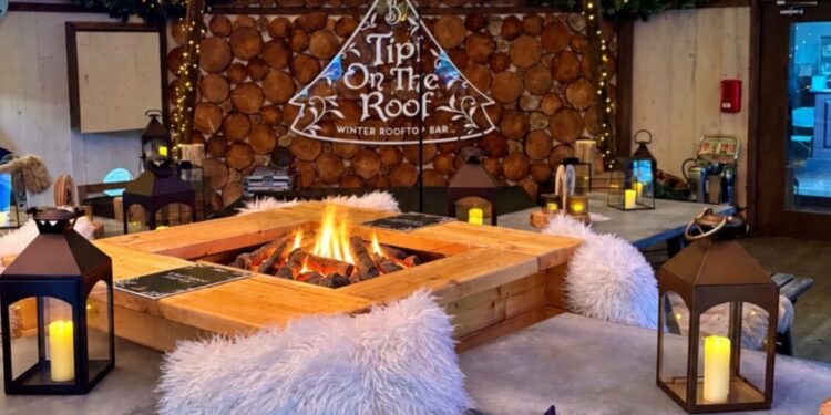 The Botanist opens festive rooftop tipi bar in Cardiff