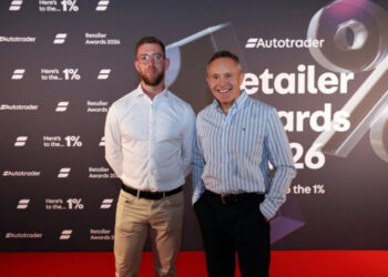 Zack O’Neill and Laurence Winmill representing David Spear Commercials at the Autotrader awards